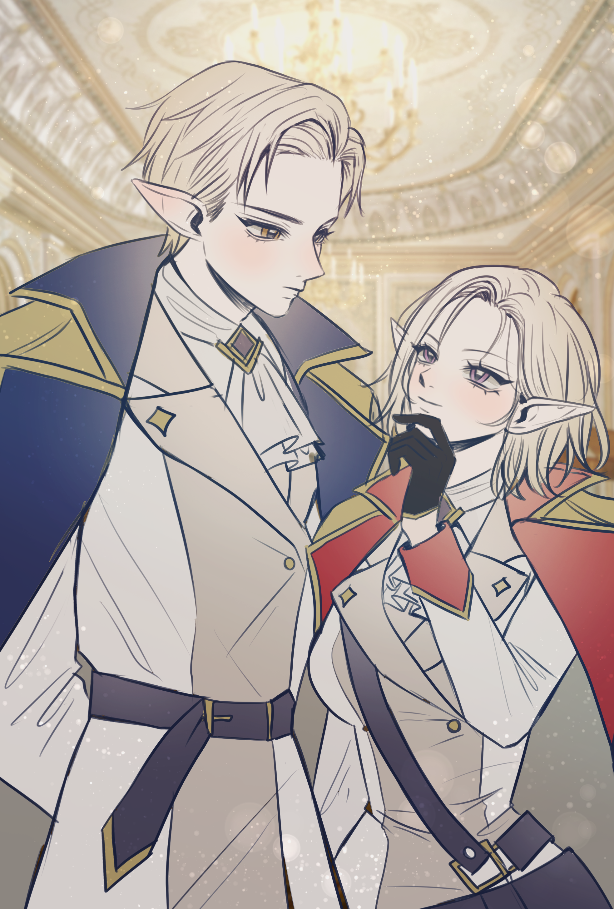 루실리카와 실반 모로즈 일러스트 (mimingnim님 아트)